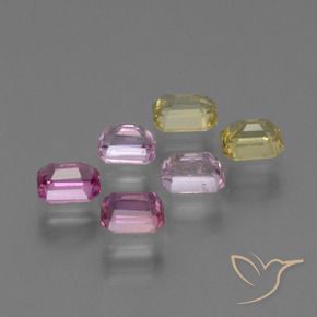 Shop natural 1.93ct Multicolore Saphir gems, Octogone / coupe Émeraude, from Tanzanie at GemSelect. In stock, global shipping!