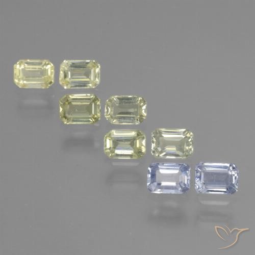 Shop natural 2.23ct Multicolore Saphir gems, Taille émeraude, from Tanzanie at GemSelect. In stock, global shipping!