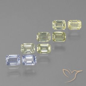 Shop natural 2.23ct Multicolore Saphir gems, Taille émeraude, from Tanzanie at GemSelect. In stock, global shipping!