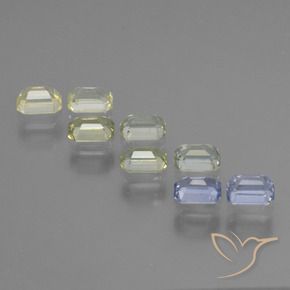 Shop natural 2.23ct Multicolore Saphir gems, Taille émeraude, from Tanzanie at GemSelect. In stock, global shipping!