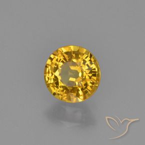 Saphir Doré naturelle Tour, 0.67 ct, VVS-VS