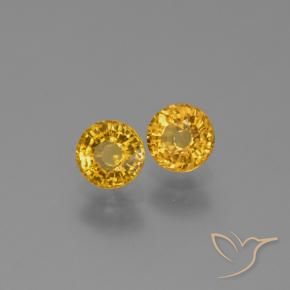 Shop natural 1.29ct Doré moyen Saphir gems, Tour, from Tanzanie at GemSelect. In stock, global shipping!