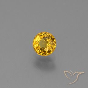 Saphir Doré moyen naturelle Tour, 0.68 ct, VVS-VS