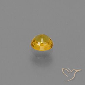 Saphir Doré moyen naturelle Tour, 0.68 ct, VVS-VS