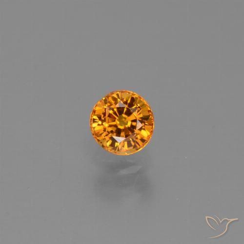 0.67ct Naturel Orange intense Saphir, Tour, VVS-VS