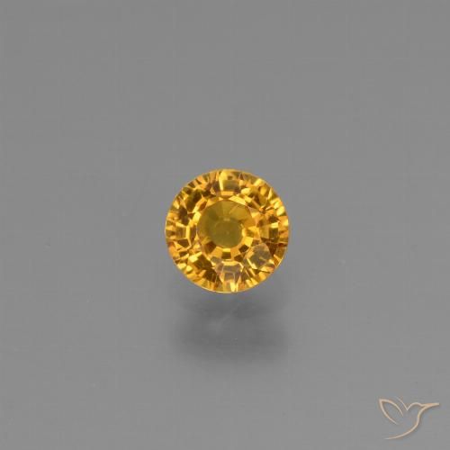 0.61ct Naturel Orange-or Saphir, Tour, VVS-VS