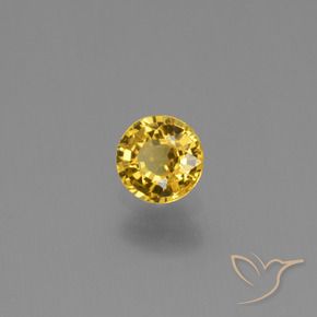Saphir Doré naturelle Tour, 0.65 ct, VVS-VS