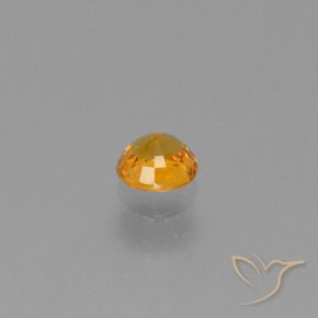 Saphir Abricot orange naturelle Tour, 0.60 ct, VVS-VS