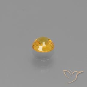 Saphir Doré foncé naturelle Tour, 0.62 ct, VVS