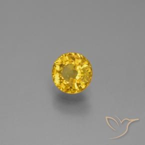 Saphir Doré naturelle Tour, 0.68 ct, VVS-VS