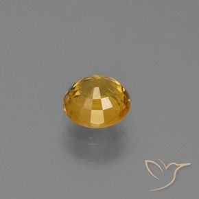 Saphir Orange doré profond naturelle Tour, 0.70 ct, VVS-VS