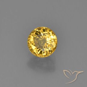Saphir Doré naturelle Tour, 0.79 ct, VVS-VS