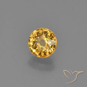 Saphir Orange doré profond naturelle Tour, 0.62 ct, VVS-VS