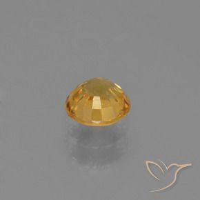 Saphir Orange doré profond naturelle Tour, 0.62 ct, VVS-VS