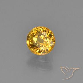Saphir Doré foncé naturelle Tour, 0.67 ct, VVS-VS