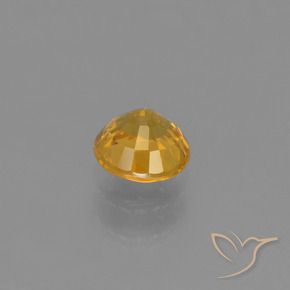 Saphir Doré foncé naturelle Tour, 0.67 ct, VVS-VS