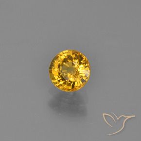 Saphir Doré naturelle Tour, 0.65 ct, VVS-VS