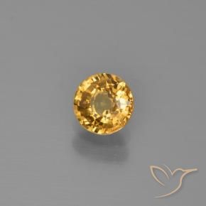 Saphir Orange moyen naturelle Tour, 0.58 ct, VVS-VS