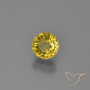 Saphir Doré jaunâtre naturelle Tour, 0.63 ct, VVS-VS