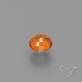 Saphir Orange vif naturelle Tour, 0.66 ct, VVS-VS