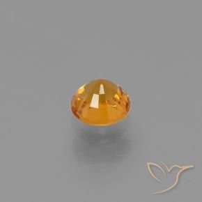 Saphir Abricot orange naturelle Tour, 0.76 ct, VVS-VS