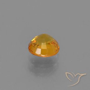 Saphir Orange doré profond naturelle Tour, 0.76 ct, VVS