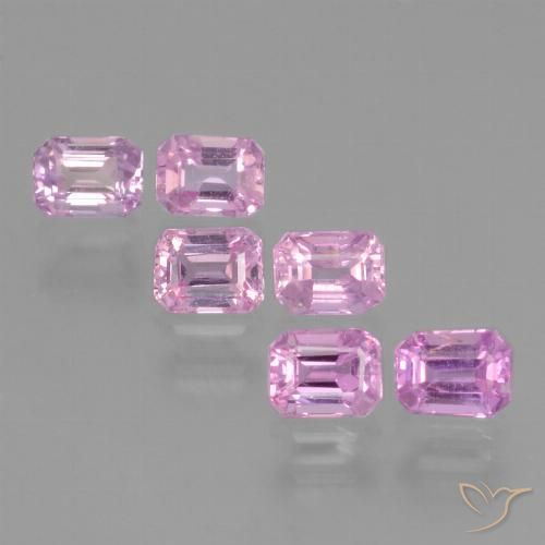 Shop natural 1.74ct Rose pourpre royal léger Saphir gems, Octogone / coupe Émeraude, from Tanzanie at GemSelect. In stock, global shipping!
