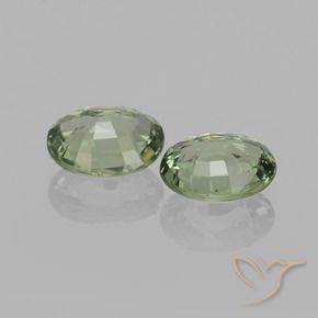 Shop natural 1.39ct Vert terreux Saphir gems, ovale, from Tanzanie at GemSelect. In stock, global shipping!