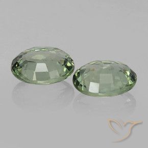 Shop natural 1.53ct Vert terreux Saphir gems, ovale, from Tanzanie at GemSelect. In stock, global shipping!