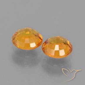 Shop natural 1.18ct Abricot orange Saphir gems, Tour, from Tanzanie at GemSelect. In stock, global shipping!