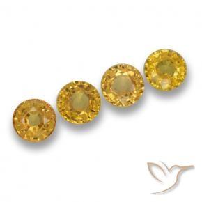 Shop natural 2.28ct Doré profond Saphir gems, Tour, from Tanzanie at GemSelect. In stock, global shipping!