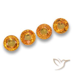 Shop natural 2.45ct Orange foncé Saphir gems, Tour, from Tanzanie at GemSelect. In stock, global shipping!