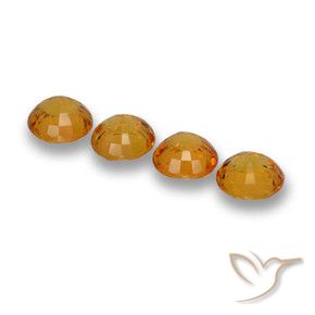 Shop natural 2.45ct Orange foncé Saphir gems, Tour, from Tanzanie at GemSelect. In stock, global shipping!