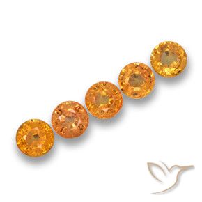 Shop natural 2.86ct Or orange foncé Saphir gems, Tour, from Tanzanie at GemSelect. In stock, global shipping!