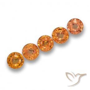 Shop natural 2.95ct Orange moyen Saphir gems, Tour, from Tanzanie at GemSelect. In stock, global shipping!