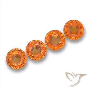 Shop natural 2.20ct Orange feu Saphir gems, Tour, from Tanzanie at GemSelect. In stock, global shipping!