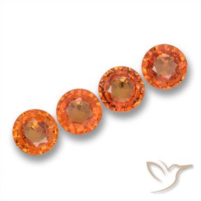 Shop natural 2.19ct Orange rougeâtre Saphir gems, Tour, from Tanzanie at GemSelect. In stock, global shipping!