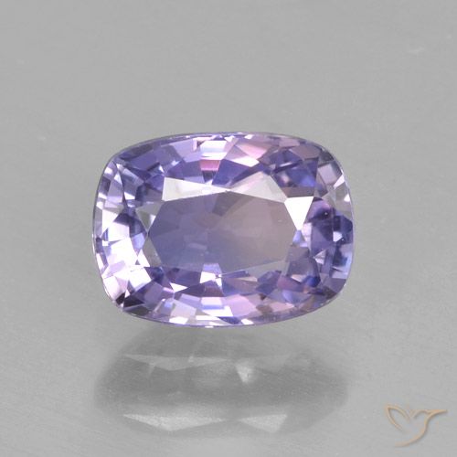 1.17ct Naturel Violet rosâtre léger Saphir, Coussin, VVS