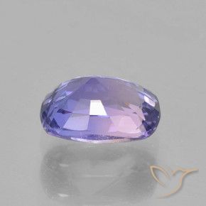 Saphir Violet rosâtre léger naturelle Coussin, 1.17 ct, VVS