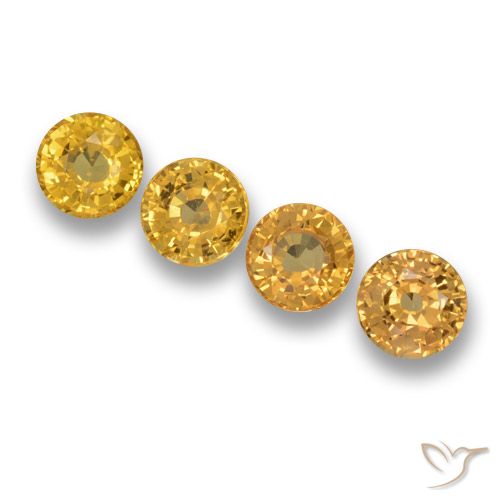 2.65ctw Naturel Doré Saphir, Tour, VVS-VS