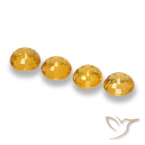 Shop natural 2.55ct Orange doré profond Saphir gems, Tour, from Tanzanie at GemSelect. In stock, global shipping!