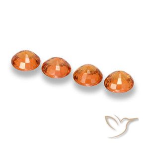 Shop natural 2.35ct Orange foncé Saphir gems, Tour, from Tanzanie at GemSelect. In stock, global shipping!