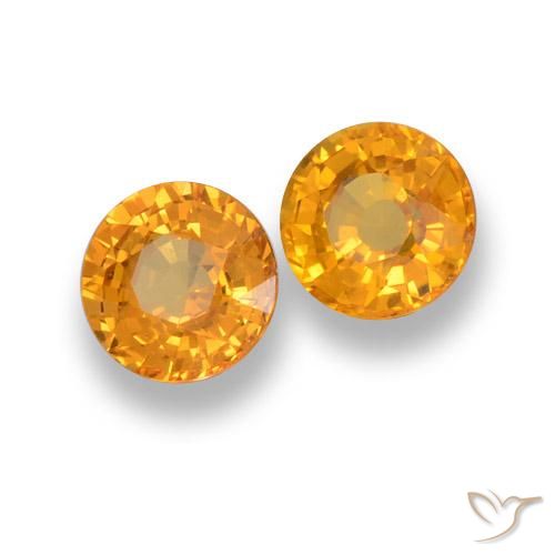 Shop natural 1.27ct Or orange foncé Saphir gems, Tour, from Tanzanie at GemSelect. In stock, global shipping!