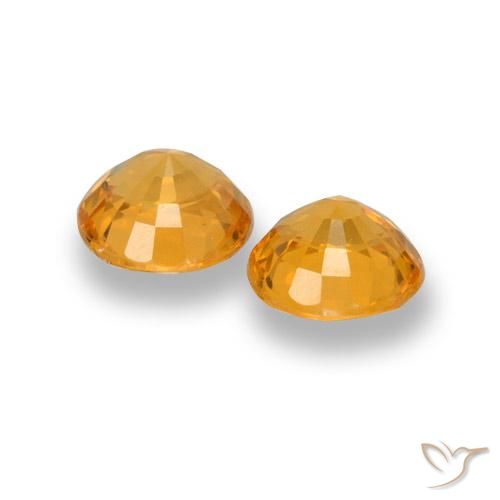 Shop natural 1.27ct Or orange foncé Saphir gems, Tour, from Tanzanie at GemSelect. In stock, global shipping!