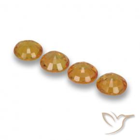 Shop natural 2.34ct Or orange foncé Saphir gems, Tour, from Tanzanie at GemSelect. In stock, global shipping!