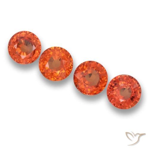 2.44ctw Naturel Rouge intense Saphir, Tour, VVS-VS
