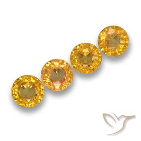 Shop natural 2.15ct Orange doré profond Saphir gems, Tour, from Tanzanie at GemSelect. In stock, global shipping!