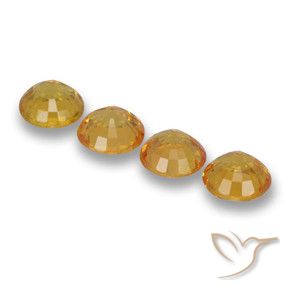 Shop natural 2.39ct Orange moyen-léger Saphir gems, Tour, from Tanzanie at GemSelect. In stock, global shipping!