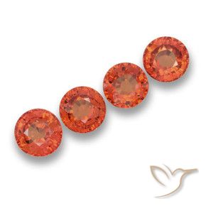 Shop natural 2.46ct Orange moyen Saphir gems, Tour, from Tanzanie at GemSelect. In stock, global shipping!