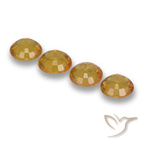 Shop natural 2.32ct Doré-orange foncé Saphir gems, Tour, from Tanzanie at GemSelect. In stock, global shipping!